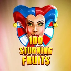 Slots logo of 100 Stunning Fruits from SYNOT Games at Casombie Casino