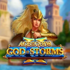 Age Of The Gods: God Of Storms 2 slot visual from Playtech available on casombies.net