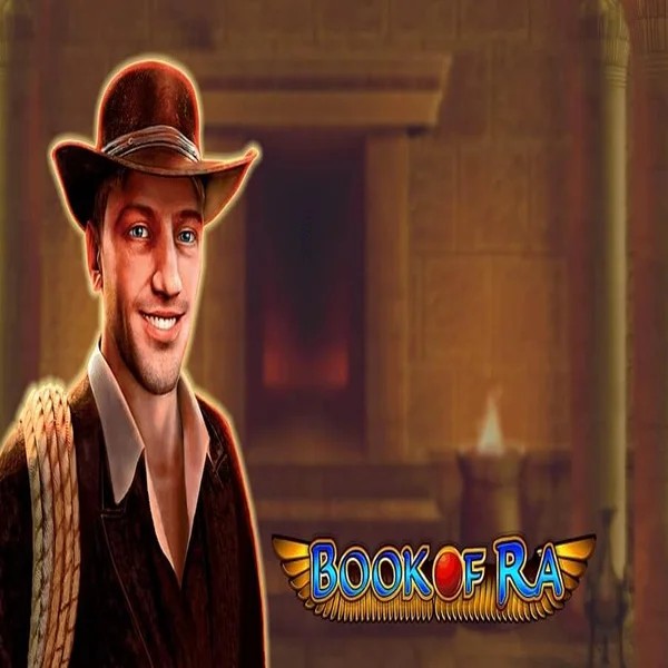 Official Slots logo: Book of Ra by Greentube at Casombie Casino