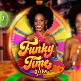 Funky Time logo by Evolution at Casombie Casino