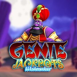 Genie Jackpots Wishmaker logo by Blueprint Gaming at Casombie CasinoGenie Jackpots Wishmaker