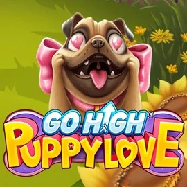 Go High Puppy Love slot logo by RubyPlay at Casombie CasinoGo High Puppy Love