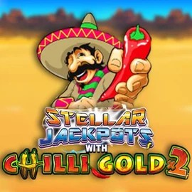 Stellar Jackpots with Chilli Gold x2 logo by Lightning Box Game at Casombie CasinoStellar Jackpots with Chilli Gold x2