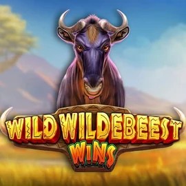 Wild Wildebeest Wins slot logo by Pragmatic Play at Casombie Casino